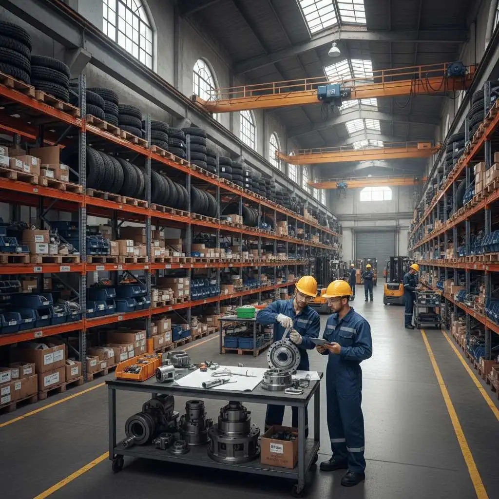 Machine industry components